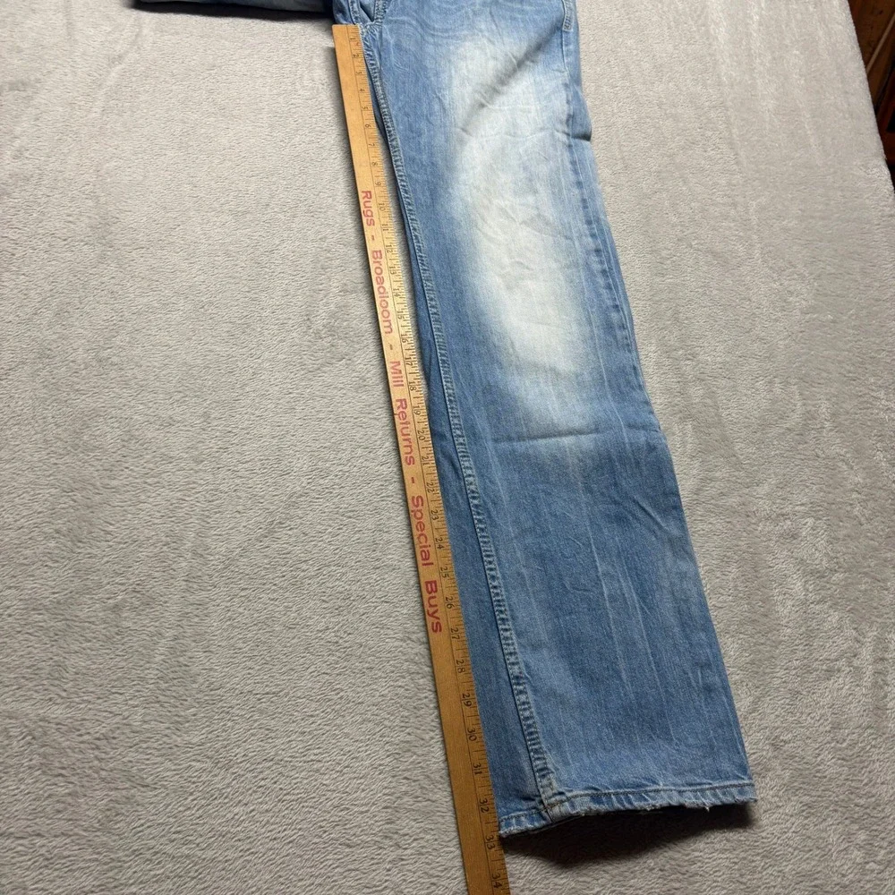 Diesel Larkee Regular Straight Leg Jeans Wash 0827F Denim Mens 31x32 Light Wash